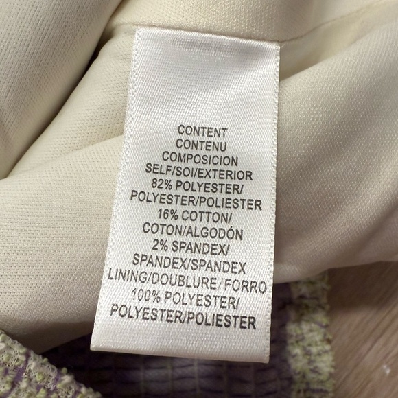 WAYF Zipper-Front Tweed Corset Style Crop Top - Picture 5 of 5